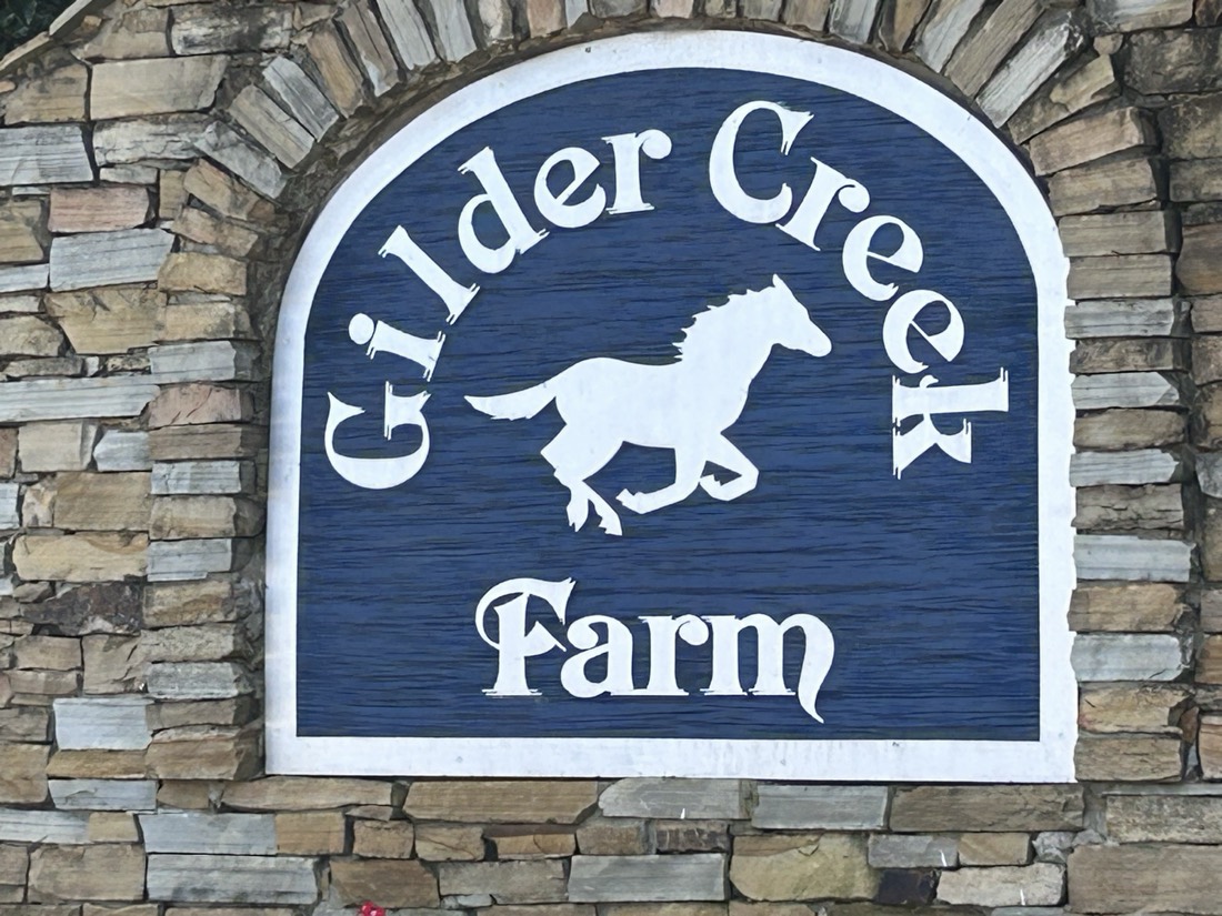 Entrance to Gilder Creek Farm in Simpsonville, SC