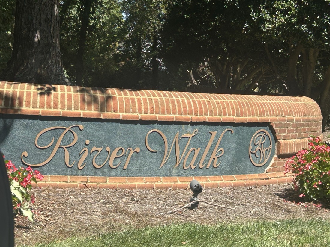 Entrance to River Walk in Simpsonville, SC